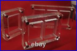 5x 10 Space Acrylic Display Frame Case Storage Box For Zippo Dunhill all Lighter