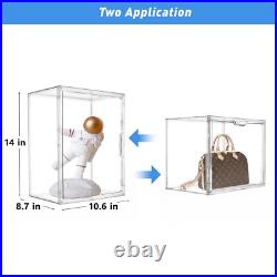 6PCS Acrylic Display Case, Display Cases for Collectibles, Purse Storage Orga 6PCS Acrylic Display Case, Display Cases for Collectibles, Purse Storage Orga