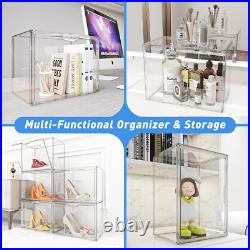 6PCS Acrylic Display Case, Display Cases for Collectibles, Purse Storage Orga 6PCS Acrylic Display Case, Display Cases for Collectibles, Purse Storage Orga