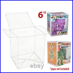 6 inch Protector Cases For Funko Pop! 6 Figures Plastic Display Vinyl Box 0.5mm