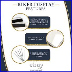 8 Pack of 14 x 20 x 1 1/4 Riker Display Cases Boxes for Collectibles Arrowheads