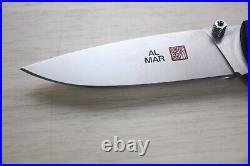 AL MAR #6105 AIRBORNE Folding knife Mint in Box, Seki Japan. Rare H83