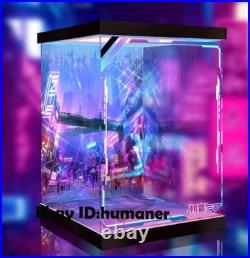Acrylic Display Box Case Dustproof Light Fit HobbyStockDigital Stars 2022 Figure