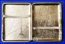 Aeroflot Aviation Airplane Aircraft Soviet Box Cigarette Case Map USSR New Aeroflot Aviation Airplane Aircraft Soviet Box Cigarette Case Map USSR New