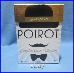 Agatha Christie's POIROT Complete Cases Collection BLU RAY 28 Discs Box Set Agatha Christie's POIROT Complete Cases Collection BLU RAY 28 Discs Box Set