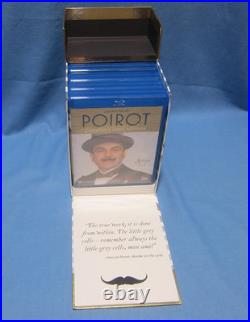 Agatha Christie's POIROT Complete Cases Collection BLU RAY 28 Discs Box Set Agatha Christie's POIROT Complete Cases Collection BLU RAY 28 Discs Box Set