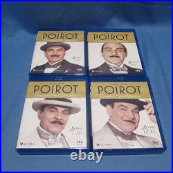 Agatha Christie's POIROT Complete Cases Collection BLU RAY 28 Discs Box Set Agatha Christie's POIROT Complete Cases Collection BLU RAY 28 Discs Box Set