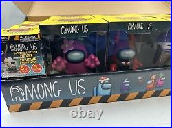 Among Us Master Case Crewmates Collectible Figures Backpack Hangers Buildable