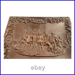Antique Early Thermoplastic Box The Landing of Columbus Box by Berg