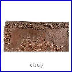 Antique Early Thermoplastic Box The Landing of Columbus Box by Berg