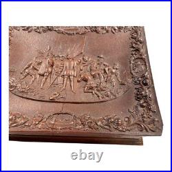 Antique Early Thermoplastic Box The Landing of Columbus Box by Berg
