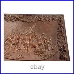 Antique Early Thermoplastic Box The Landing of Columbus Box by Berg