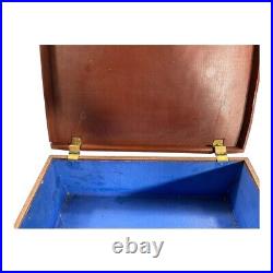 Antique Early Thermoplastic Box The Landing of Columbus Box by Berg