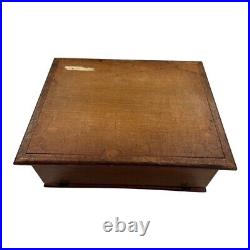Antique Early Thermoplastic Box The Landing of Columbus Box by Berg