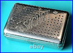 Antique Jahncke Ltd Tin Cases Salesman's Sample Collection Box 9 Pieces Rd 1880