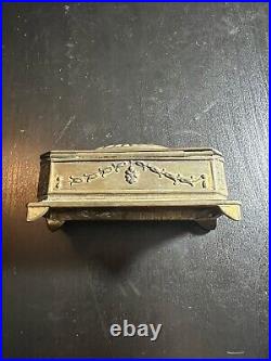 Antique Jennings Brothers Repoussé Bronze Table Cigarette Case 1890