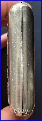 Antique Metal Cigarette Case AURORA Vintage Soviet Cigarette Box, Portsigar