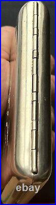 Antique Metal Cigarette Case AURORA Vintage Soviet Cigarette Box, Portsigar