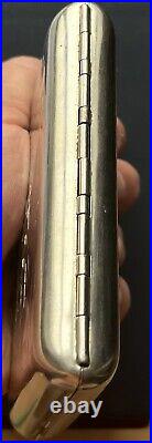 Antique Metal Cigarette Case AURORA Vintage Soviet Cigarette Box, Portsigar