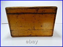 Antique Pipe Tobacco Wood Case Box