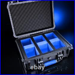 Armortek Z3 Pro Waterproof 3-Row Slab Case PSA SGC CGC Graded Card Storage Box