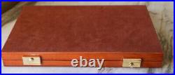 Aurora Beautiful Lacquered Wooden Pen Box Brown Model 12 Slots Aurora Beautiful Lacquered Wooden Pen Box Brown Model 12 Slots