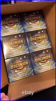 BANDAI Digimon Digital Monsters Collectible Stickers CASE Sealed (12 Boxes)