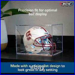BCW 5 Mini Football Helmet Display Case Box UV Protected 5 PACK Collectibles