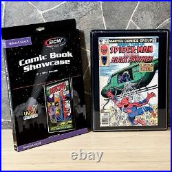 BCW SILVER Comic Book Showcases UV Protection Display Case FIVE PACK