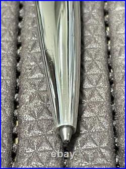 BVLGARI Ballpoint Silver Pen Case with Refill Box #317778