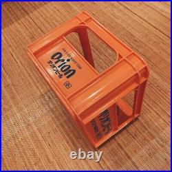 Beverage Beer Crate Case ORION Beer Okinawa Plastic Orange Box Case Beverage Beer Crate Case ORION Beer Okinawa Plastic Orange Box Case
