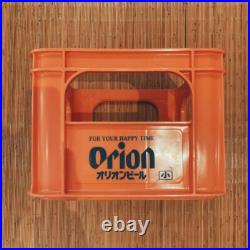 Beverage Beer Crate Case ORION Beer Okinawa Plastic Orange Box Case Beverage Beer Crate Case ORION Beer Okinawa Plastic Orange Box Case