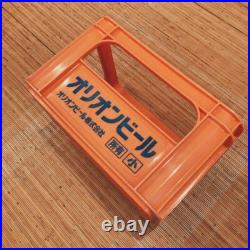Beverage Beer Crate Case ORION Beer Okinawa Plastic Orange Box Case Beverage Beer Crate Case ORION Beer Okinawa Plastic Orange Box Case