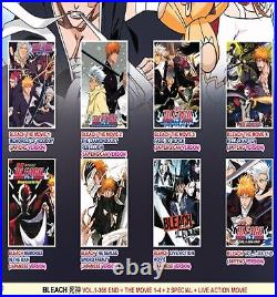 Bleach Vol. 1-366 End + Movie + Special + Live Full Collection Box Set Anime DVD