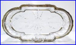 CASTILIAN IMPORTS Poland High Quality Cut Crystal Bronze Hinged Large Box Casket