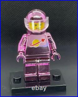 CUSTOM CHROME Classic LEGO SPACEMAN/ASTRONAUT MiniFigure Collection of 8 withCases