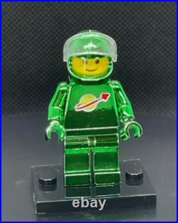 CUSTOM CHROME Classic LEGO SPACEMAN/ASTRONAUT MiniFigure Collection of 8 withCases