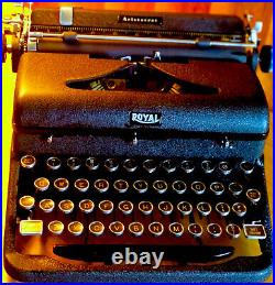 C. 1942 rare worked MILL prototype Royal Military Typewriter Sans-Serif font