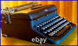 C. 1942 rare worked MILL prototype Royal Military Typewriter Sans-Serif font