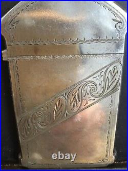 Calling Card Case Sterling Silver American 1874