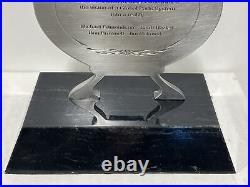 Case Tractors 1999 Global Parts System Award Trophy On Marble Base With Box