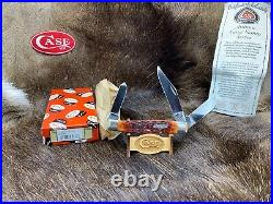Case XX 2013 Limited Edition Lg. Stockman Old Red Bone Knife Mint Box CA39403+++