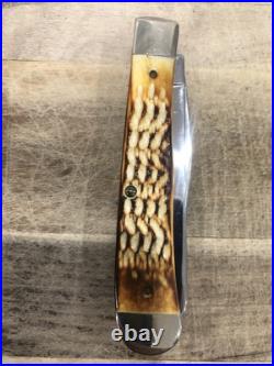 Case XX USA BW6254 burnt bone Bobby Hamilton 1991 Rookie mint in box knife