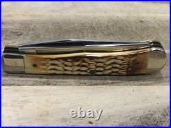 Case XX USA BW6254 burnt bone Bobby Hamilton 1991 Rookie mint in box knife