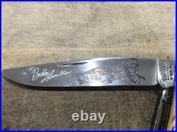 Case XX USA BW6254 burnt bone Bobby Hamilton 1991 Rookie mint in box knife