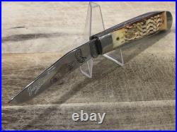 Case XX USA BW6254 burnt bone Bobby Hamilton 1991 Rookie mint in box knife