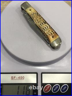 Case XX USA BW6254 burnt bone Bobby Hamilton 1991 Rookie mint in box knife