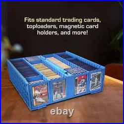 Case of (4) BCW Blue 3200-Count Baseball Trading Game Collectible Card Bin
