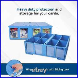 Case of (4) BCW Blue 3200-Count Baseball Trading Game Collectible Card Bin