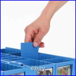 Case of (4) BCW Blue 3200-Count Baseball Trading Game Collectible Card Bin